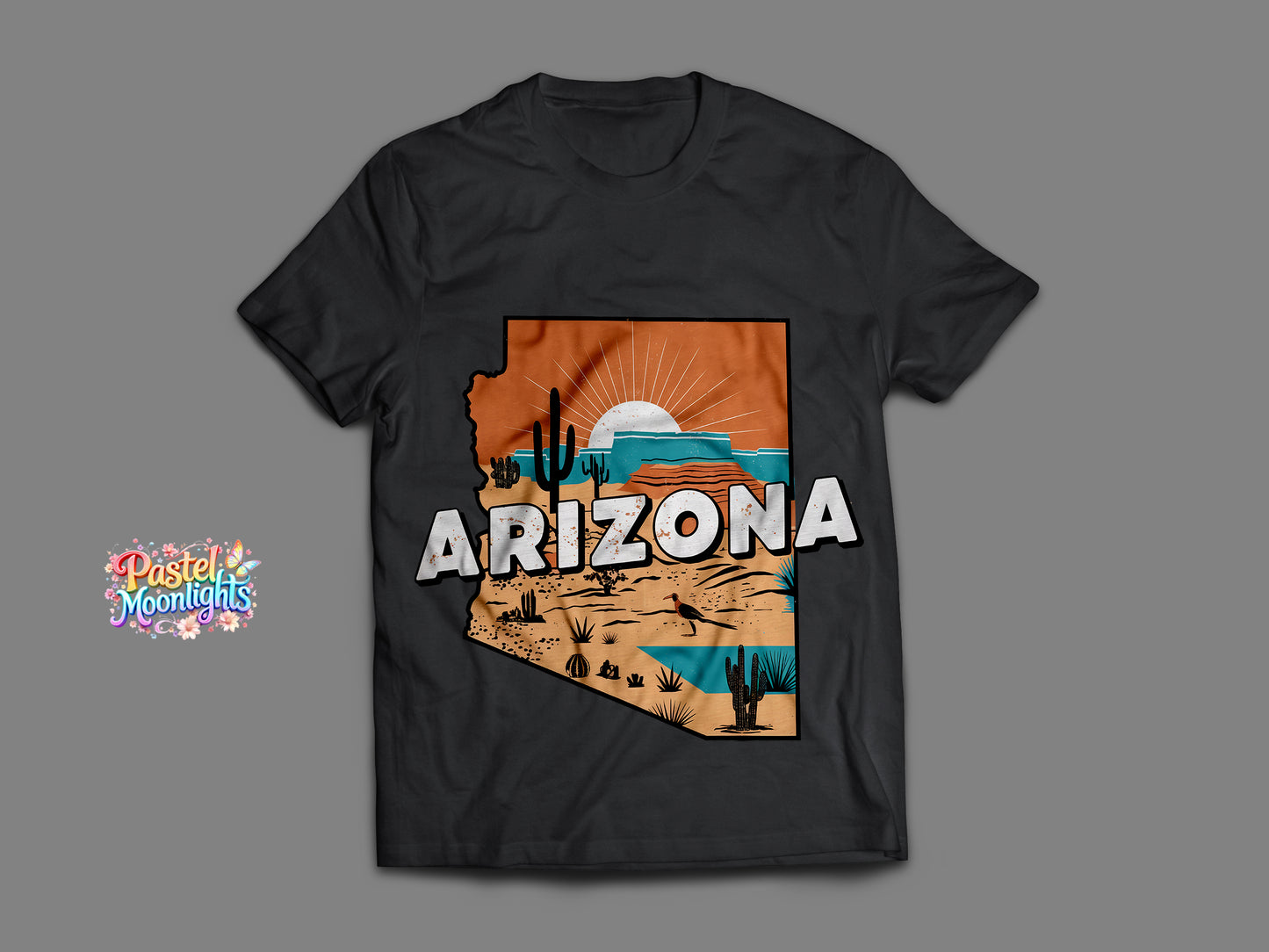 Arizona The Grand Canyon State DTF Print Ready to Press