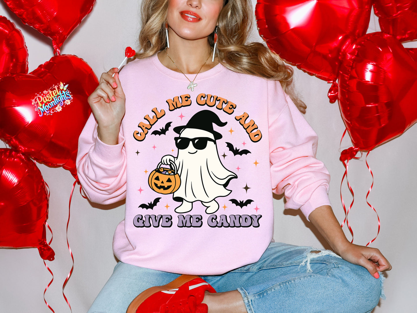 Call Me Cute and Give Me Candy DTF Print Ready to Press