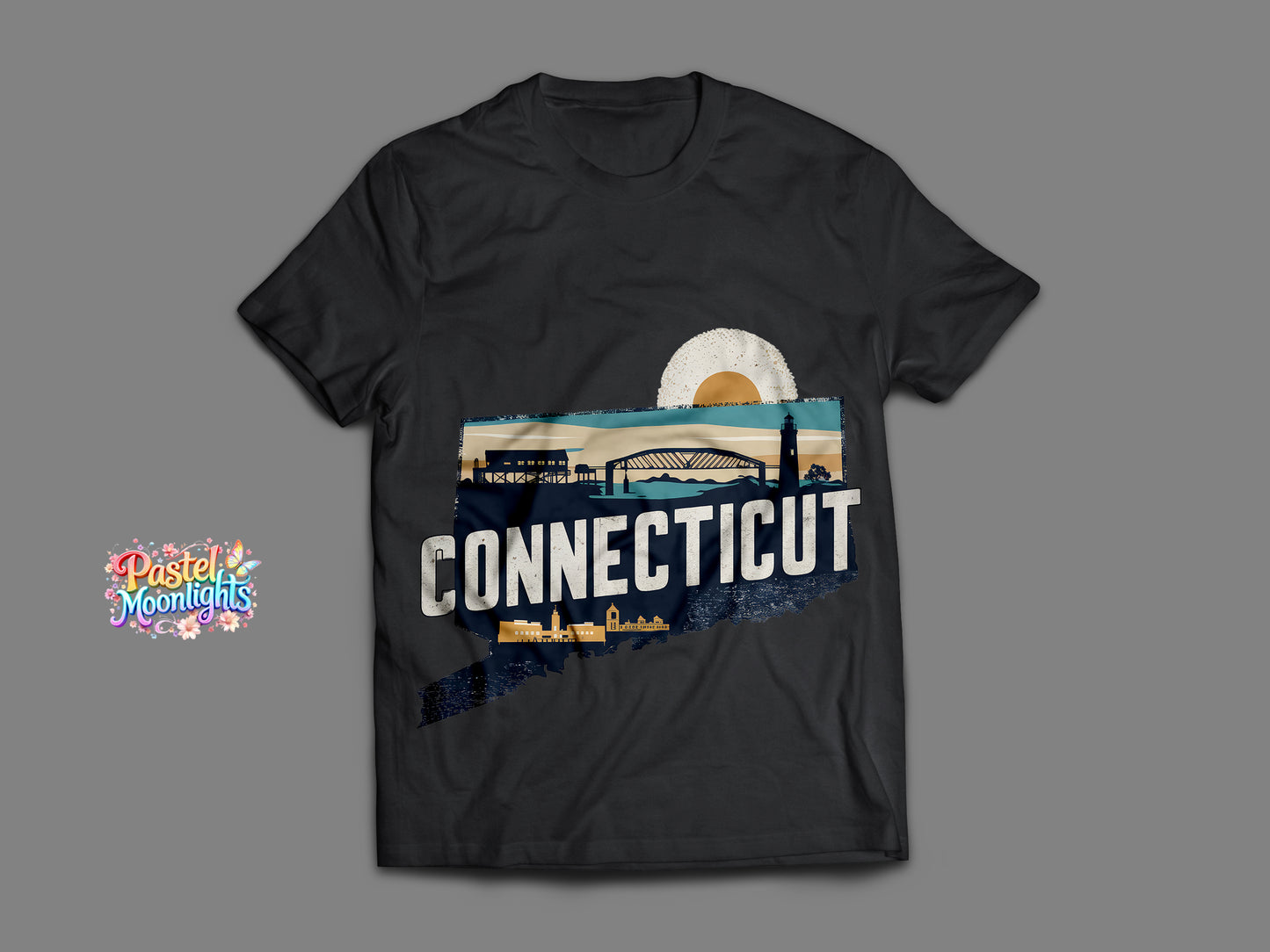 Connecticut The Constitution State DTF Print Ready to Press