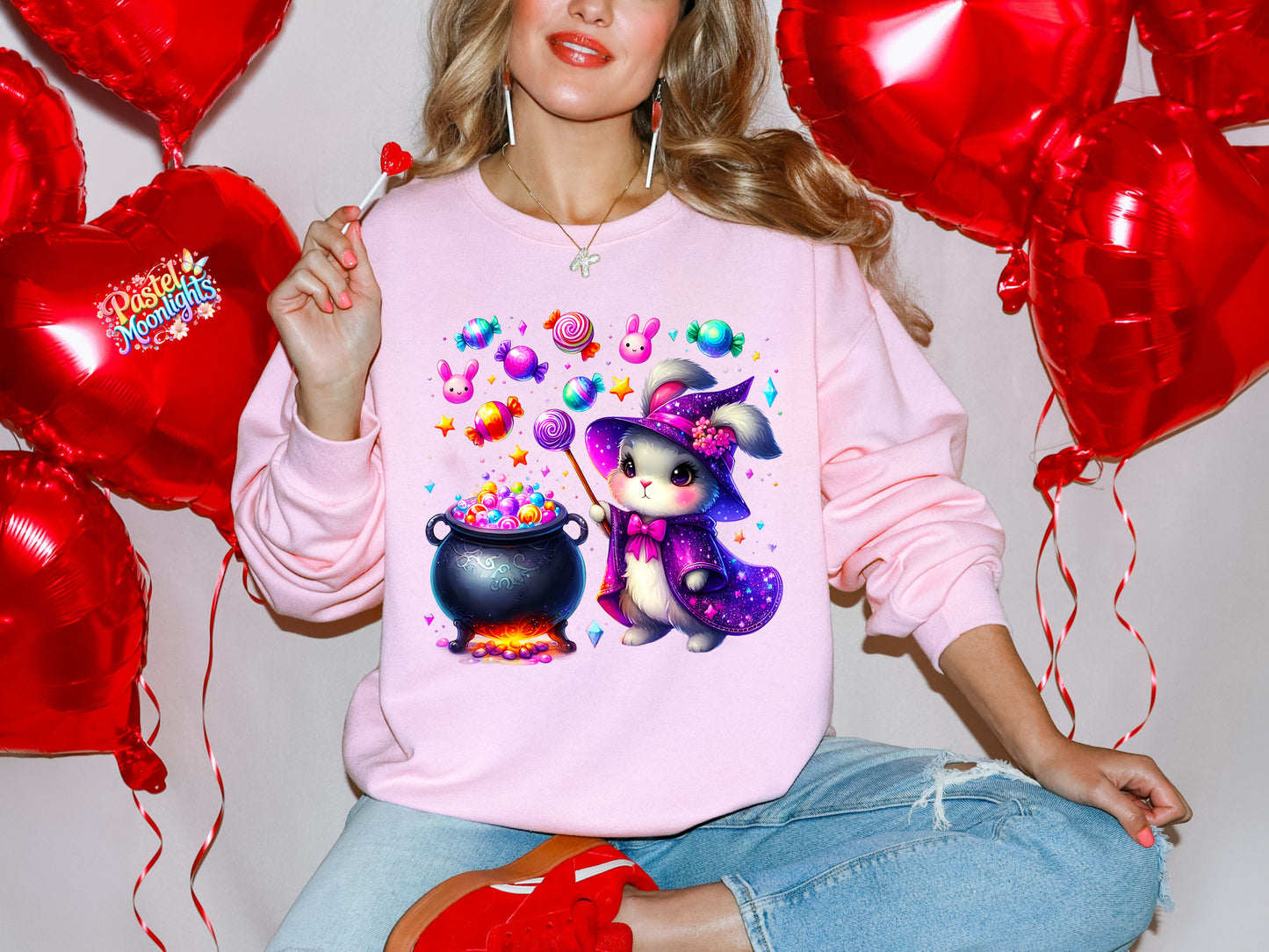 Cute Witch Design 33 DTF Print Ready to Press