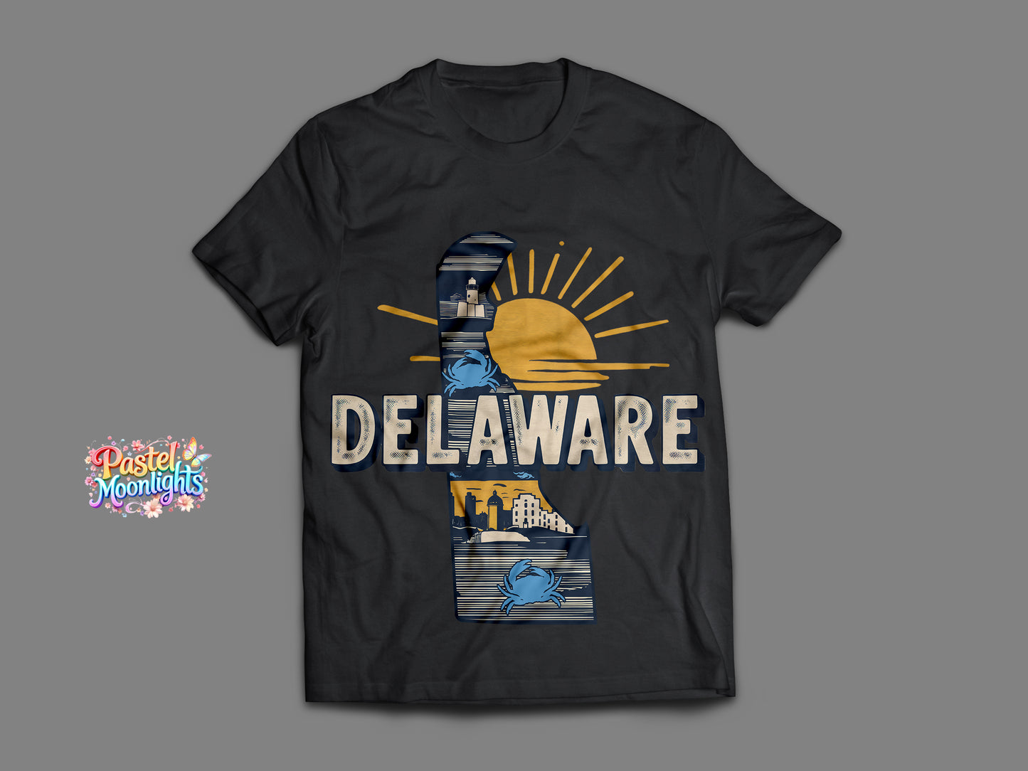 Delaware The First State DTF Print Ready to Press
