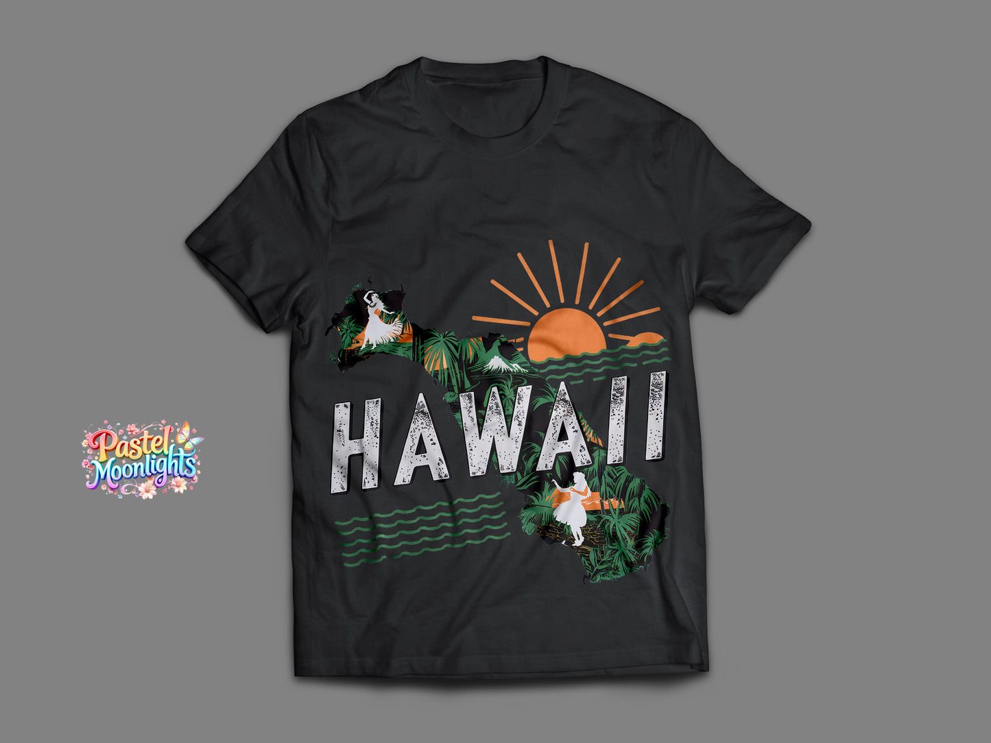 Hawaii The Aloha State DTF Print Ready to Press