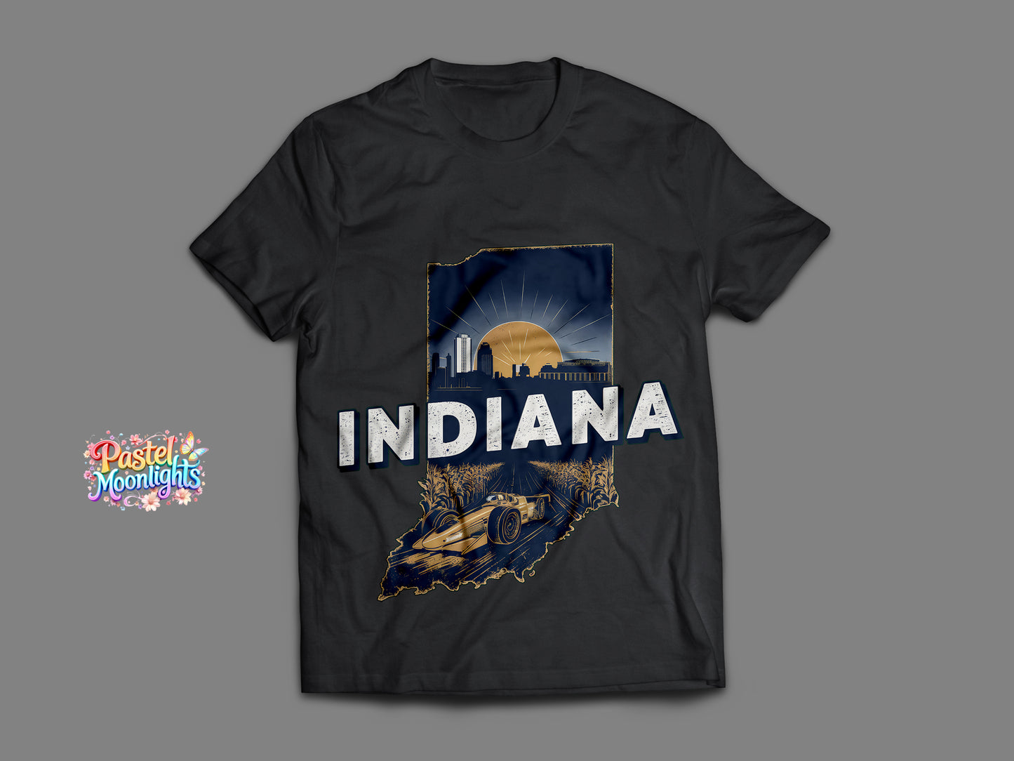Indiana The Hoosier State DTF Print Ready to Press