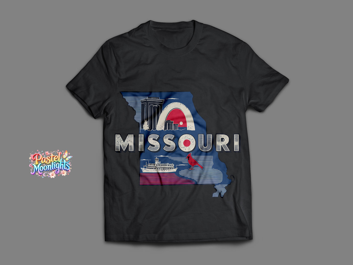 Missouri The Show-Me State DTF Print Ready to Press
