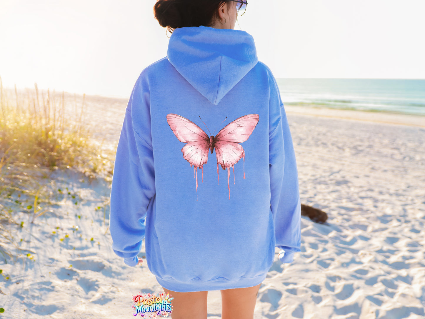 Pink Butterfly Design 8 DTF Print Ready to Press