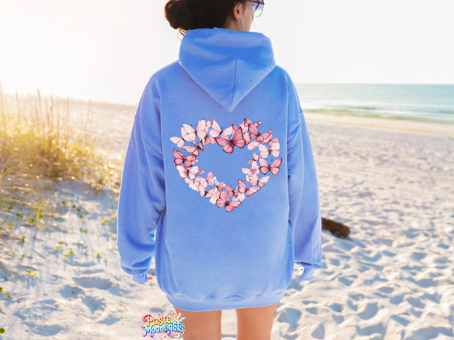 Pink Butterfly Design 3 DTF Print Ready to Press