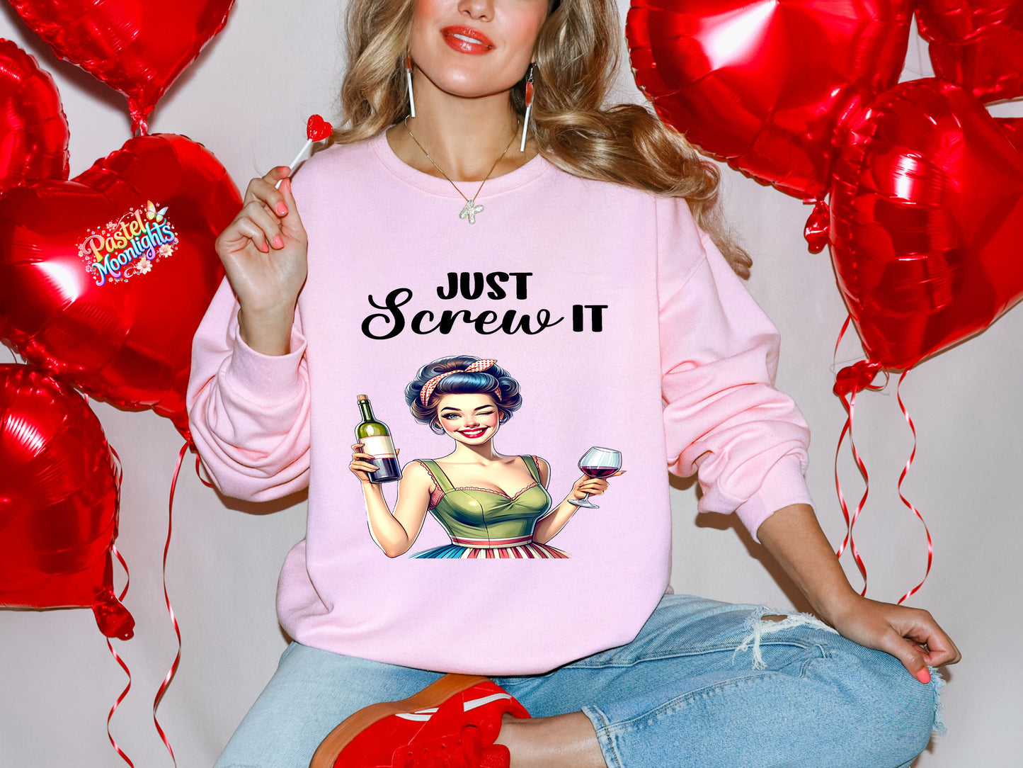 Retro Woman Kitchen 17 DTF Print Ready to Press