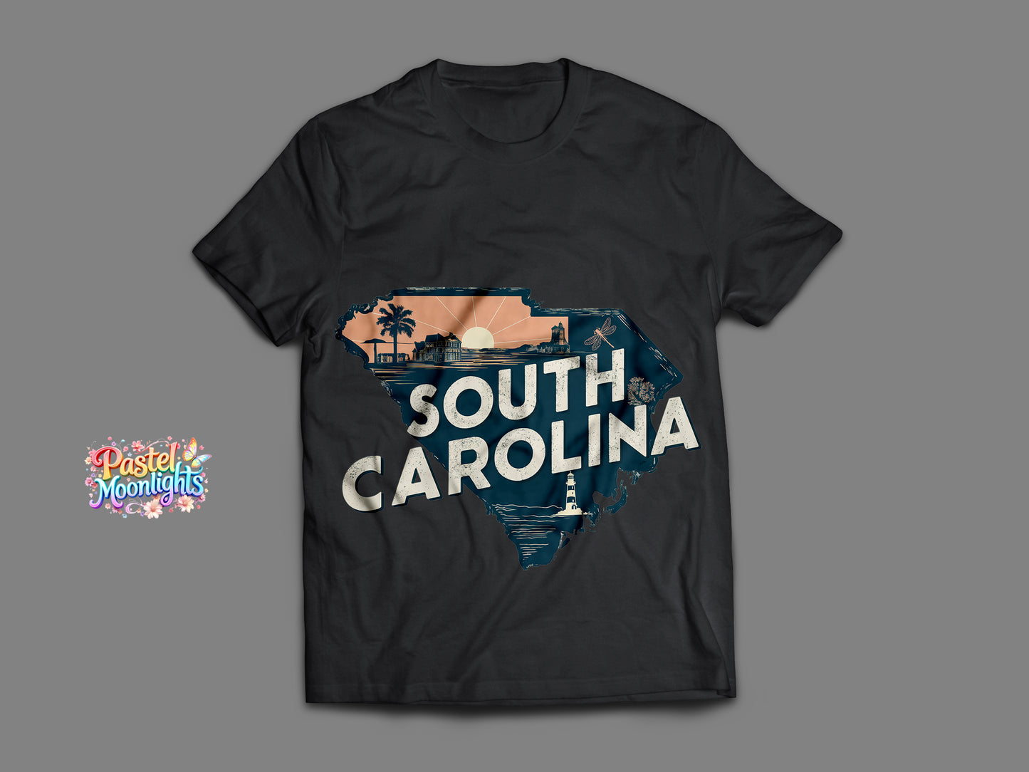 South Carolina The Palmetto State DTF Print Ready to Press