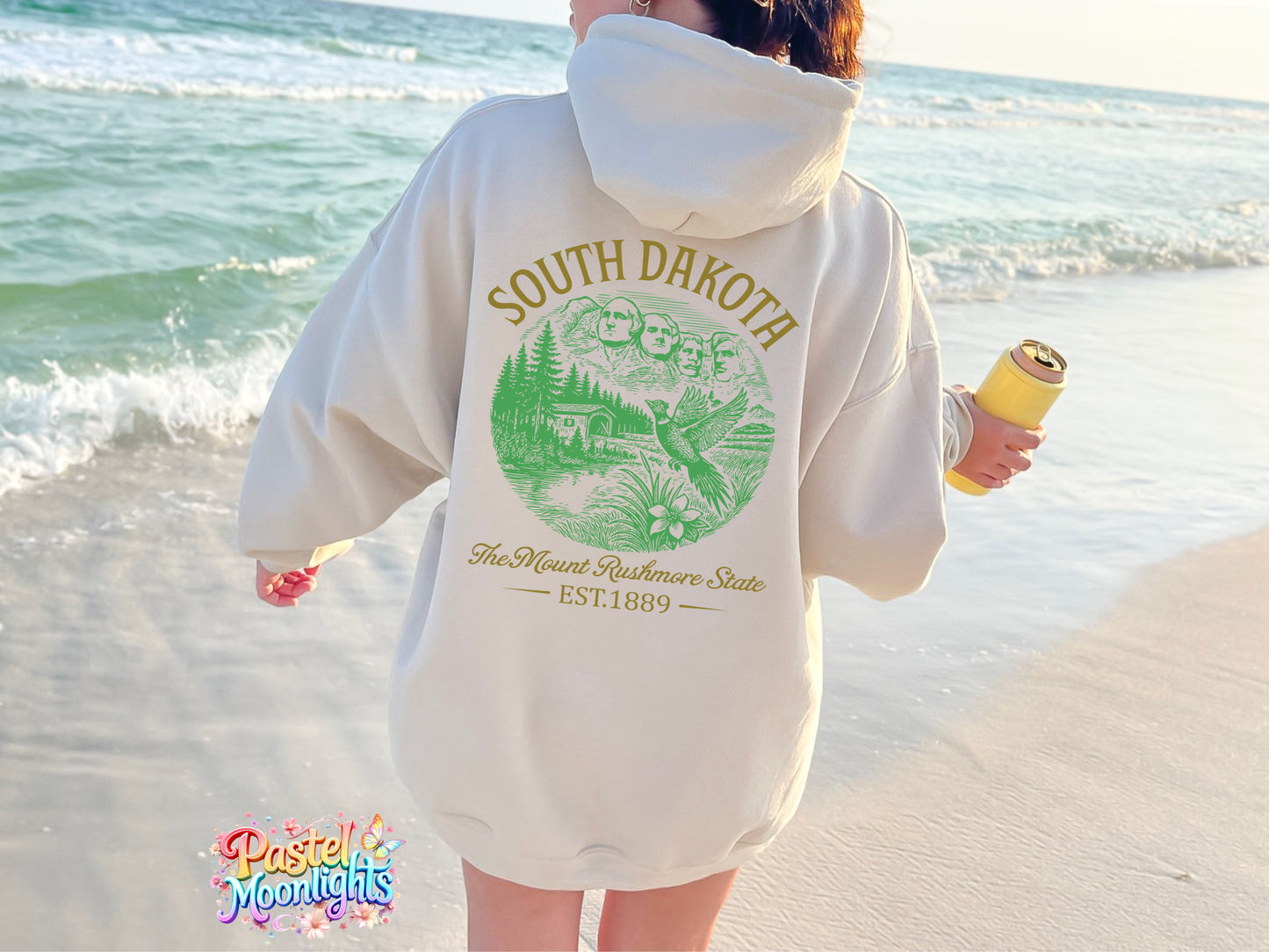 South Dakota The Mount Rushmore State DTF Print Ready to Press