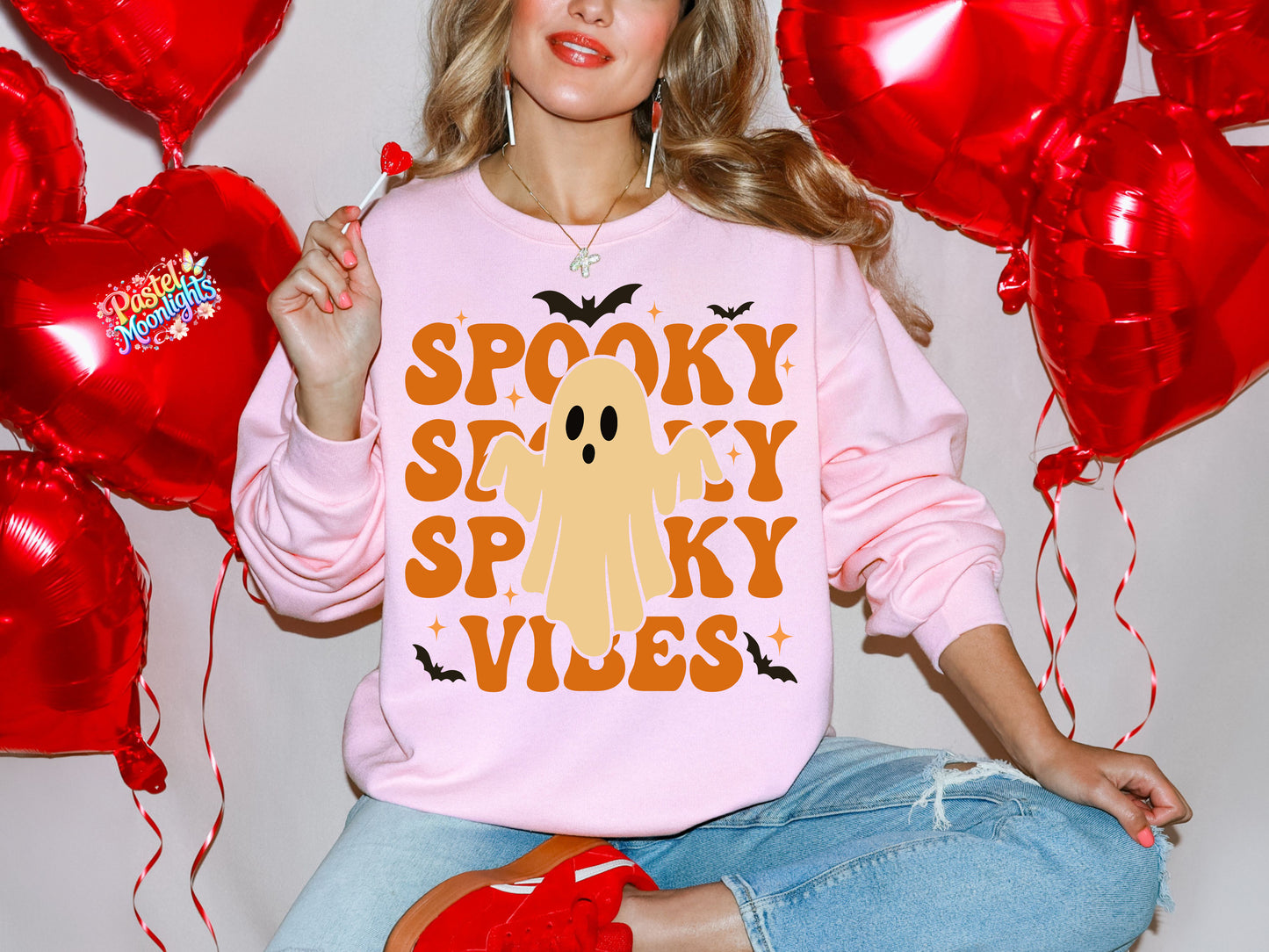 Spooky Spooky Spooky Vibes DTF Print Ready to Press