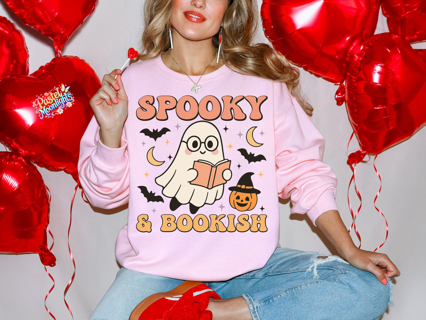 Spooky & Bookish DTF Print Ready to Press