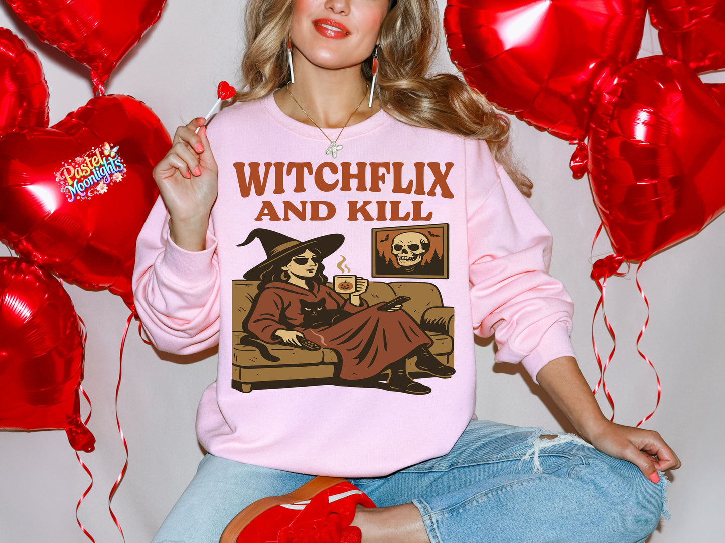 Witchflix and kill DTF Print Ready to Press