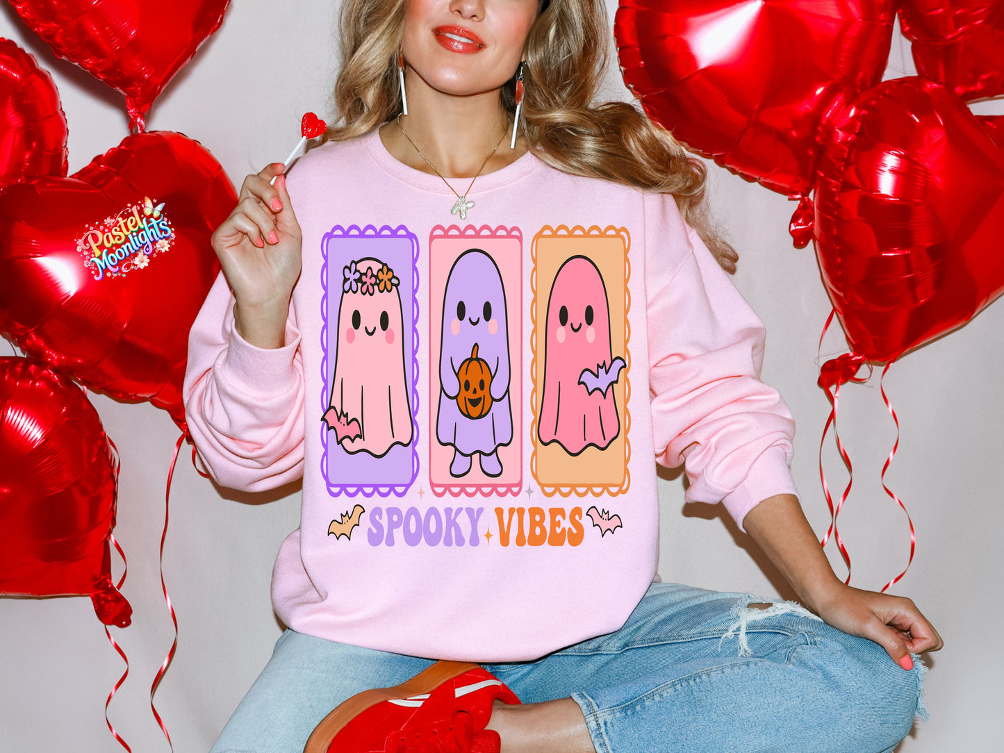 Spooky vibes DTF Print Ready to Press