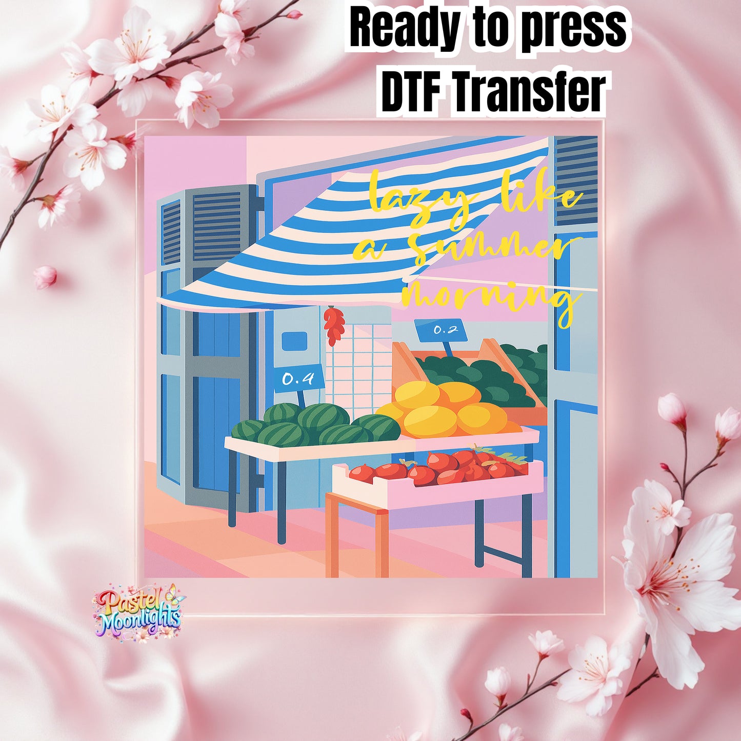 09 Summer Vibes DTF Print Ready to Press