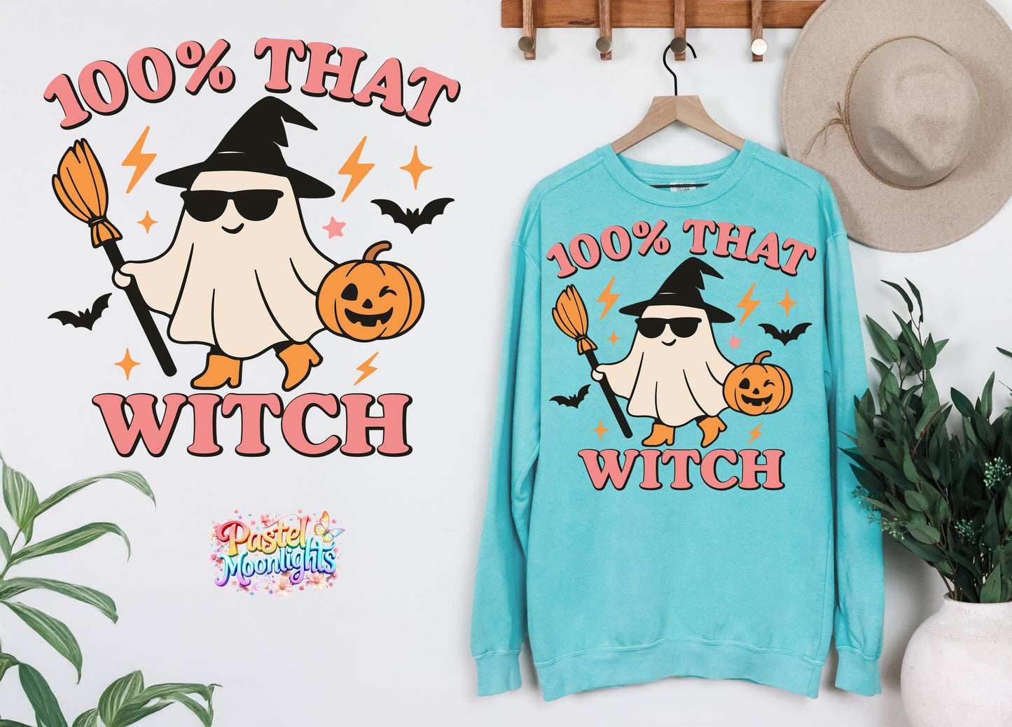 100% That Witch  DTF Print Ready to Press