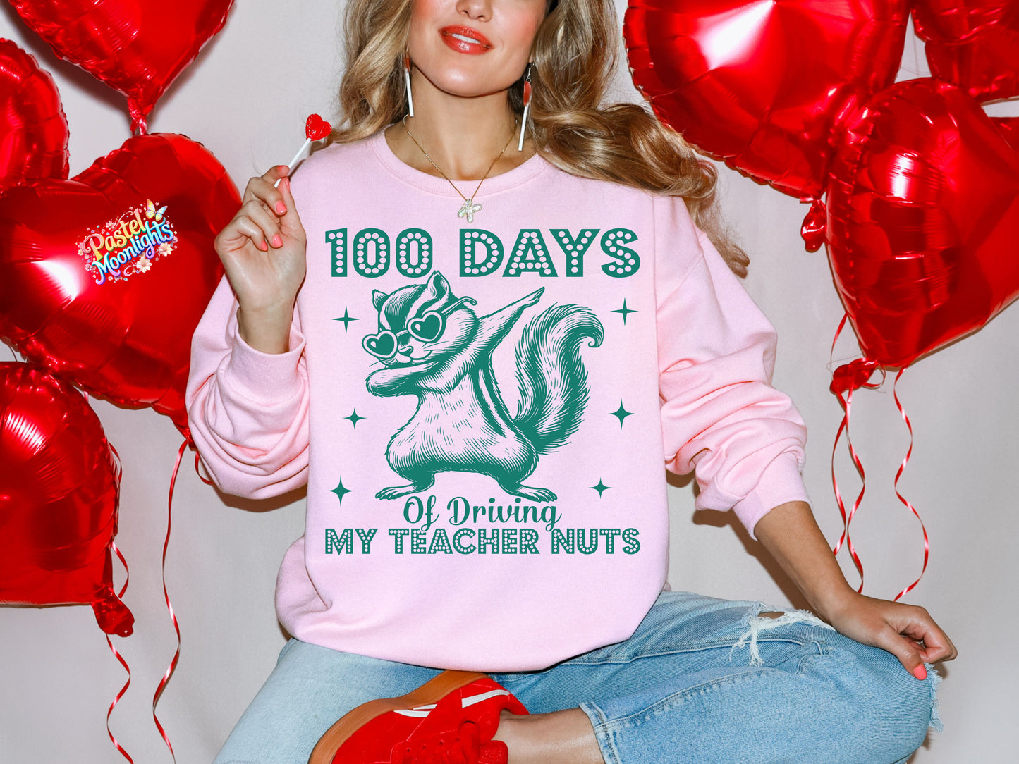 100 days driving my teacher nuts DTF Print Ready to Press