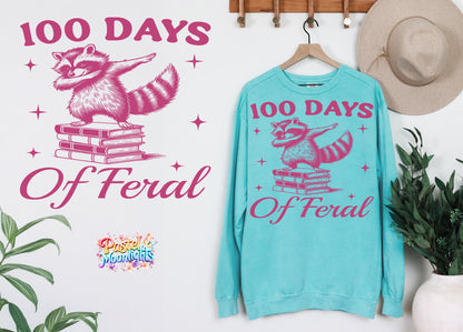 100 days of feral DTF Print Ready to Press