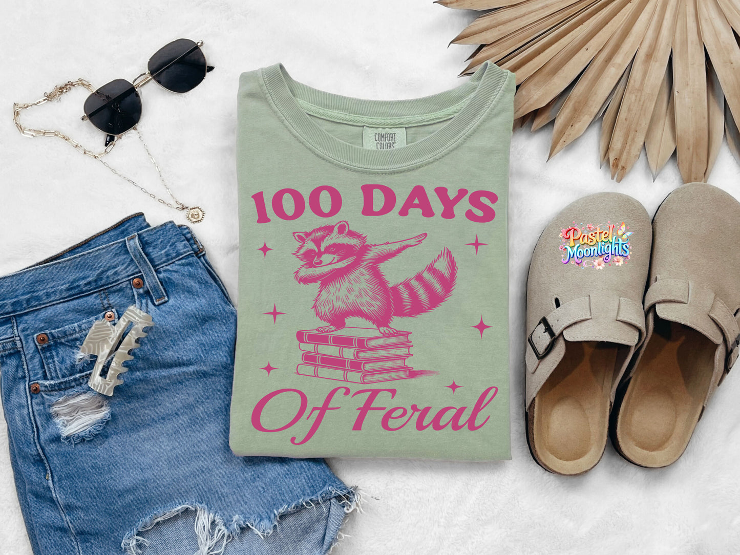100 days of feral DTF Print Ready to Press