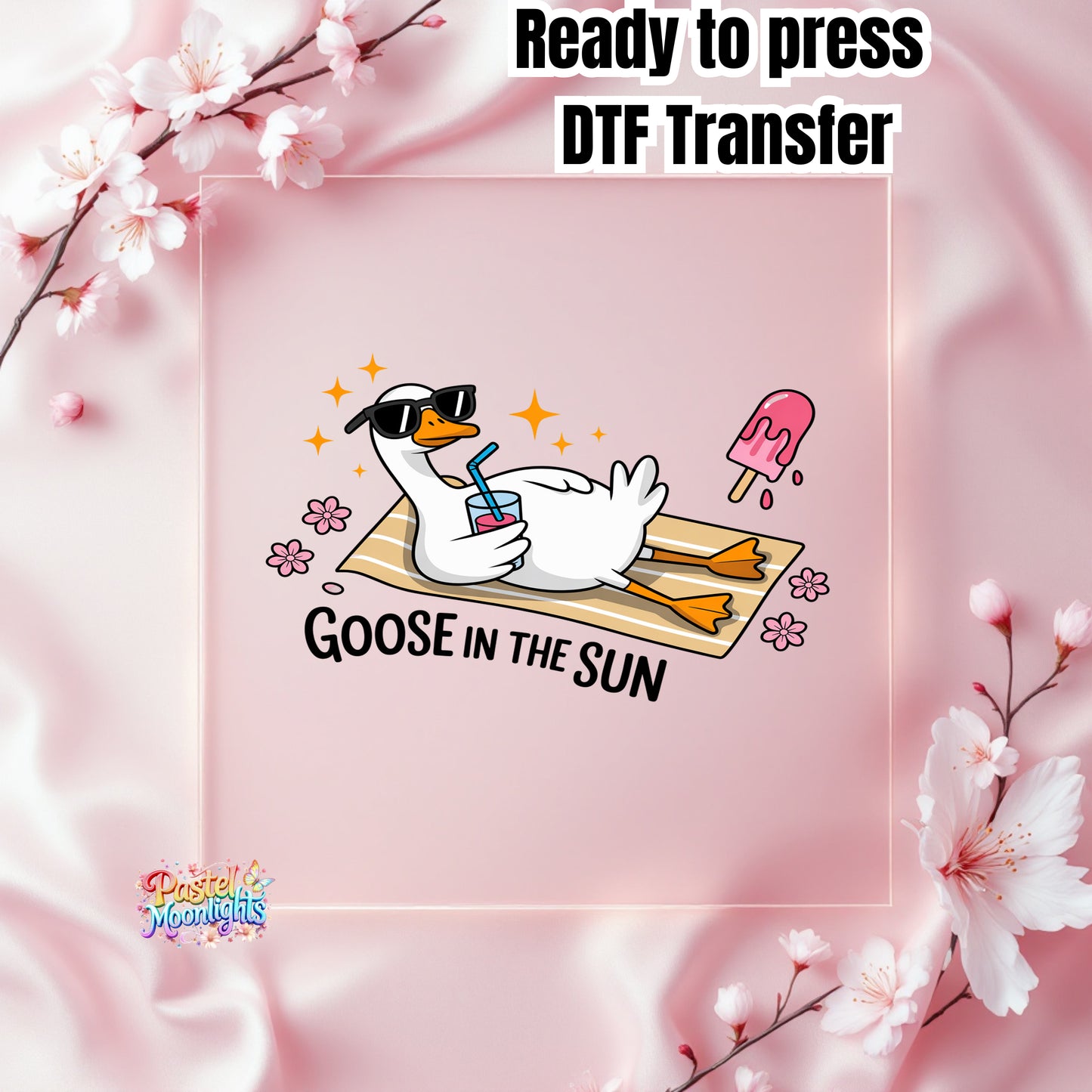 Silly Goose Design 13 DTF Print Ready to Press
