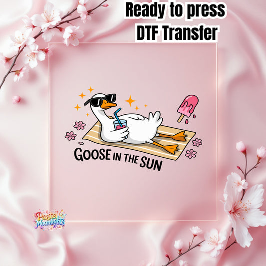 Silly Goose Design 13 DTF Print Ready to Press