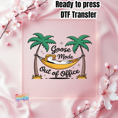Silly Goose Design 15 DTF Print Ready to Press