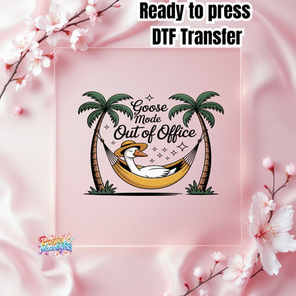 Silly Goose Design 16 DTF Print Ready to Press