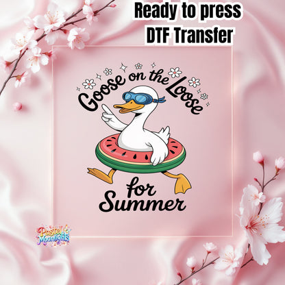 Silly Goose Design 18 DTF Print Ready to Press