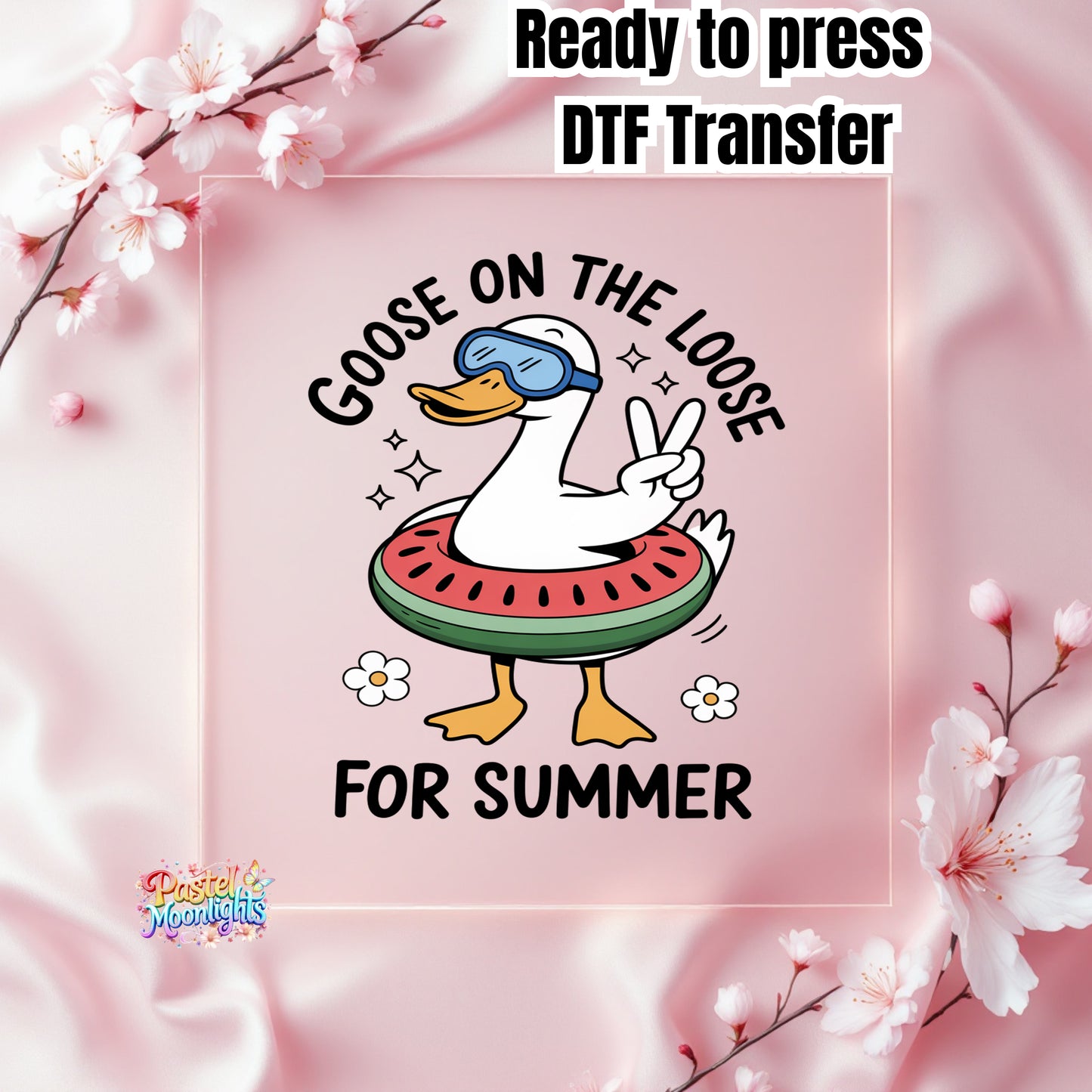 Silly Goose Design 19 DTF Print Ready to Press