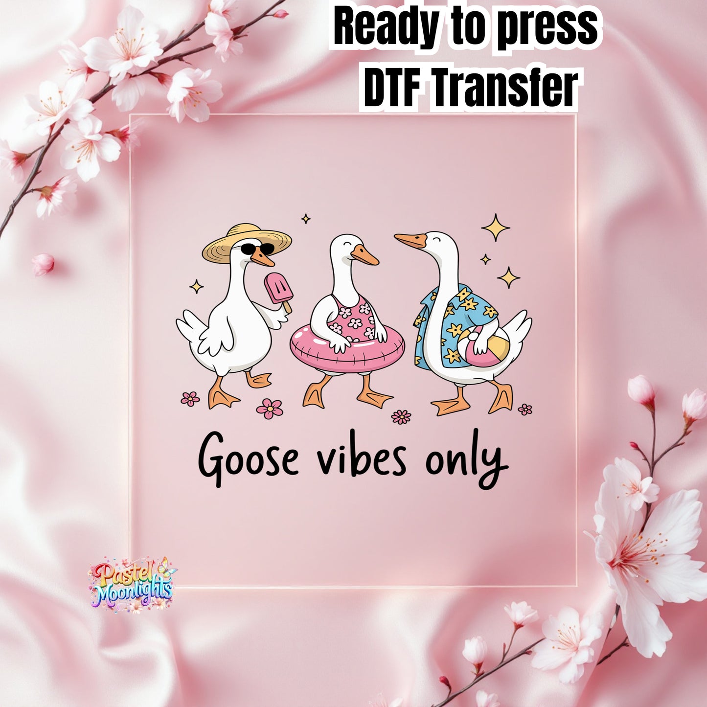 Silly Goose Design 21 DTF Print Ready to Press