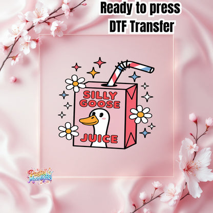 Silly Goose Design 34 DTF Print Ready to Press