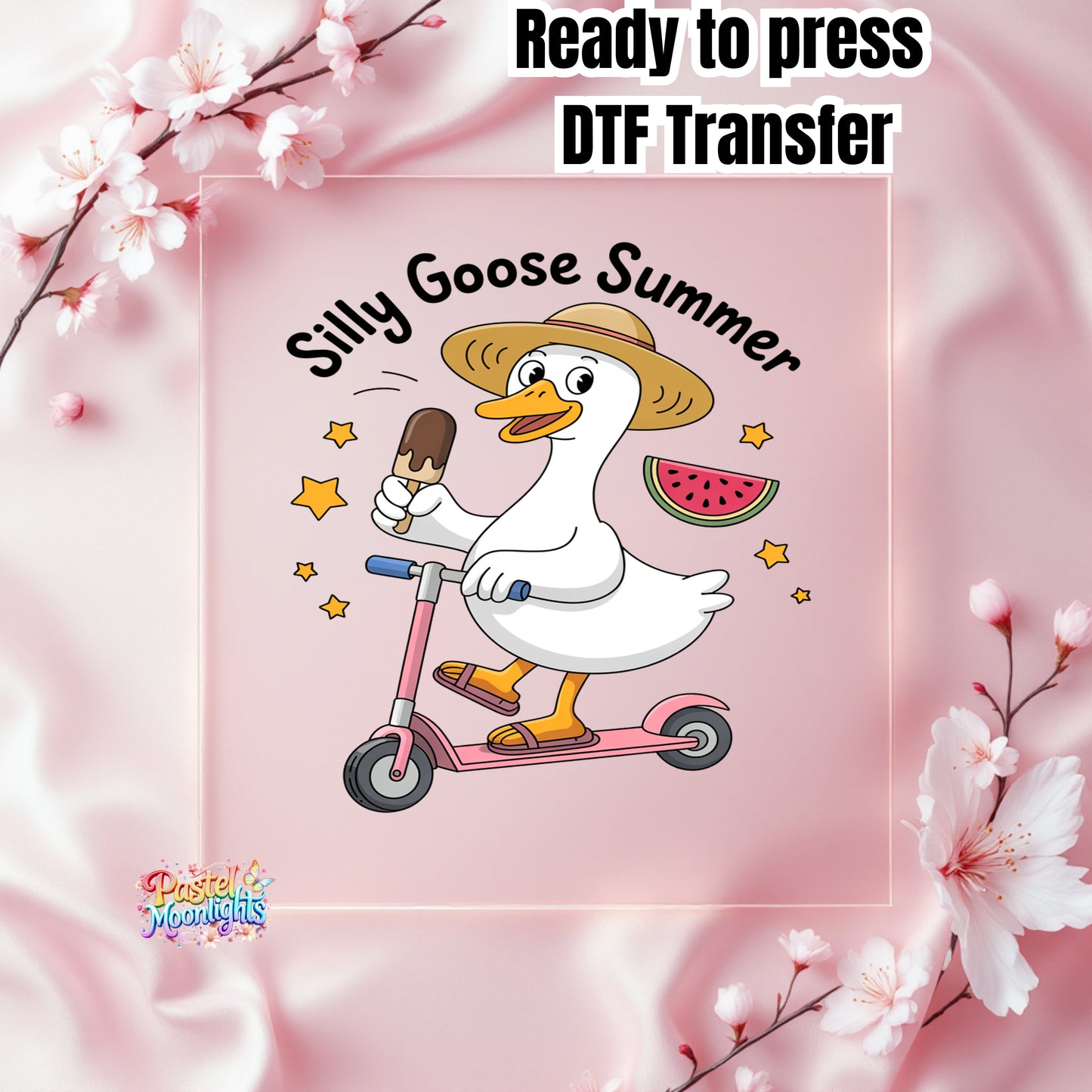 Silly Goose Design 38 DTF Print Ready to Press