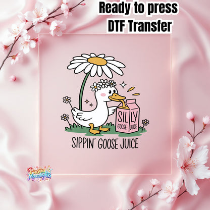 Silly Goose Design 39 DTF Print Ready to Press