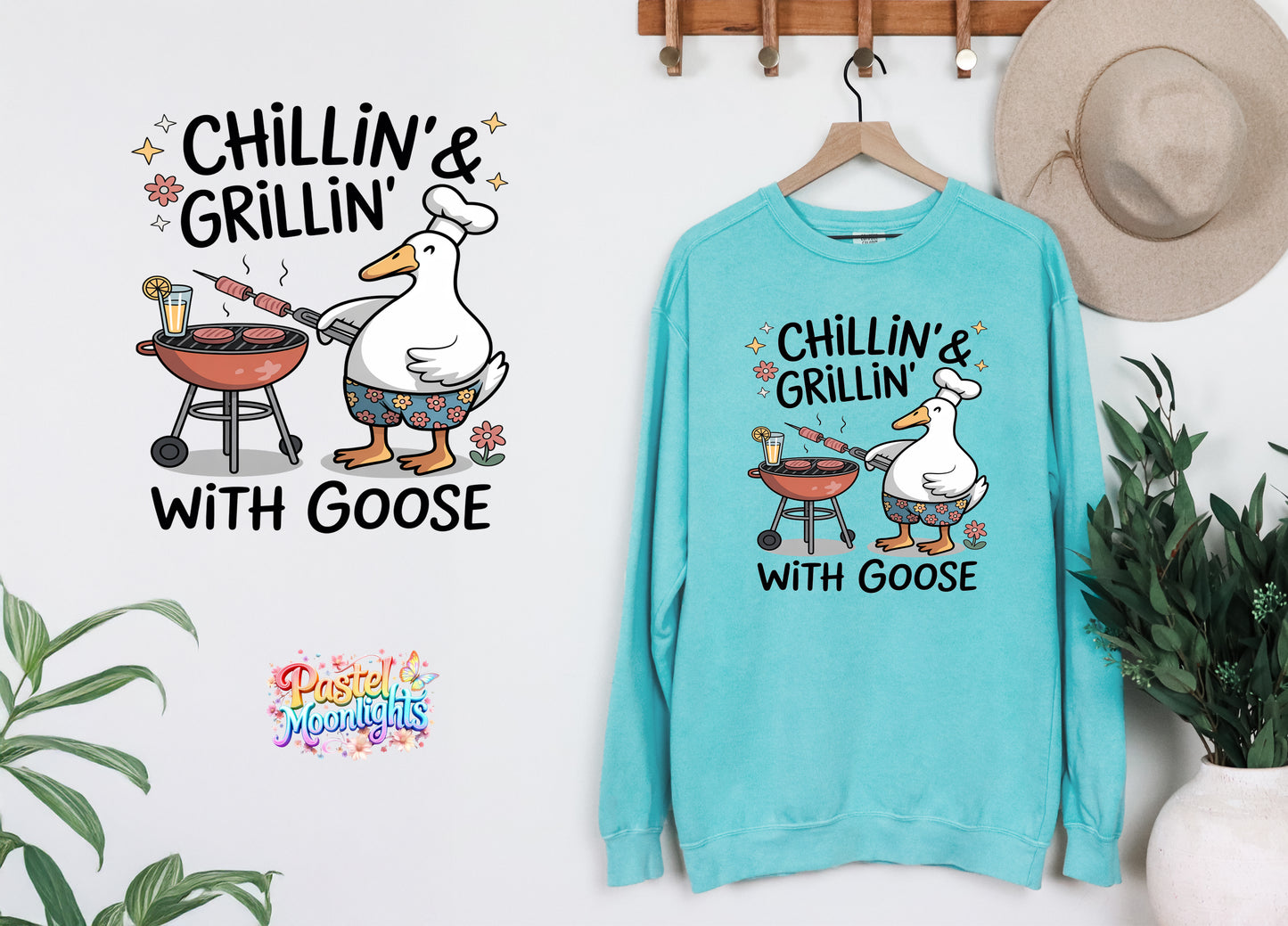 Silly Goose Design 3 DTF Print Ready to Press