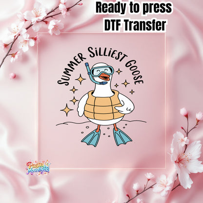 Silly Goose Design 41 DTF Print Ready to Press
