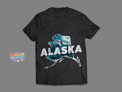 Alaska The Last Frontier DTF Print Ready to Press