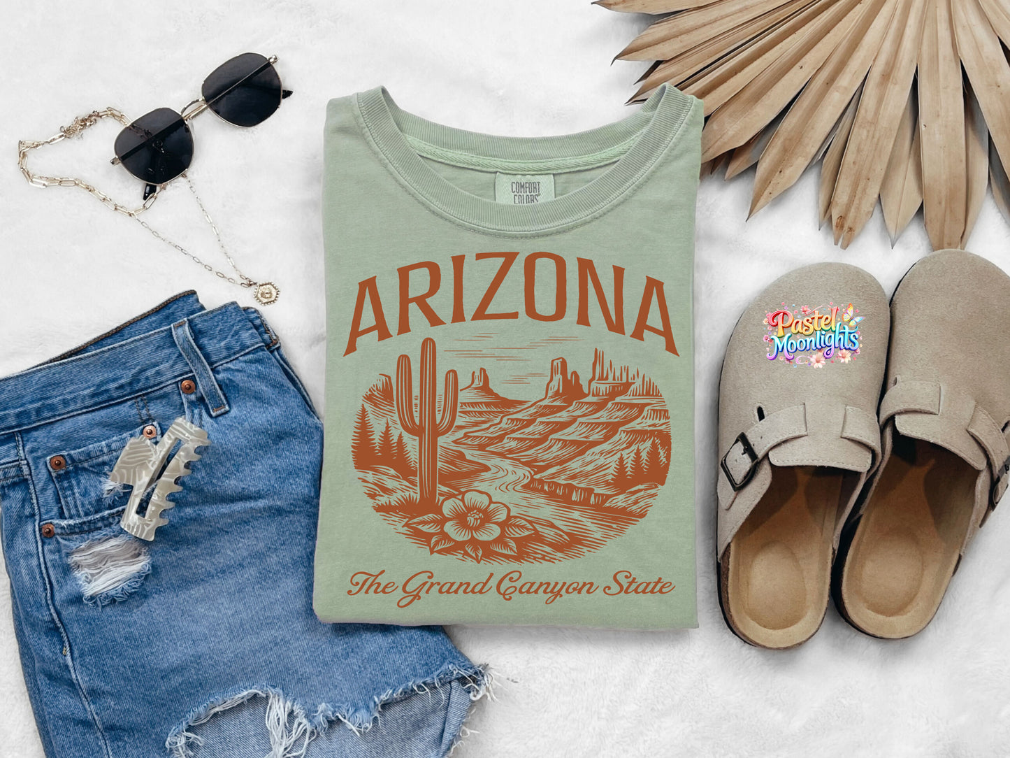 Arizona The Grand Canyon State  DTF Print Ready to Press