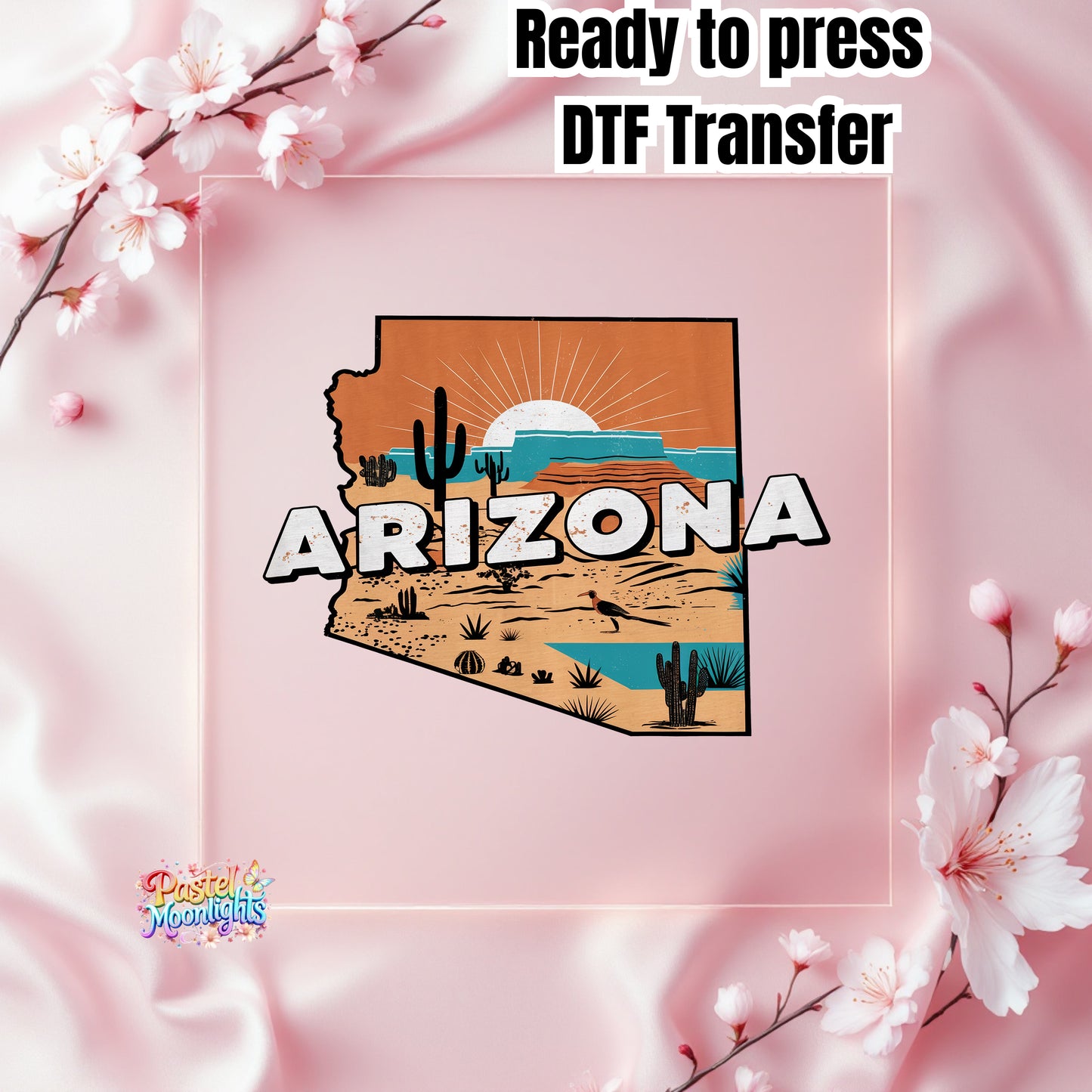 Arizona The Grand Canyon State  DTF Print Ready to Press