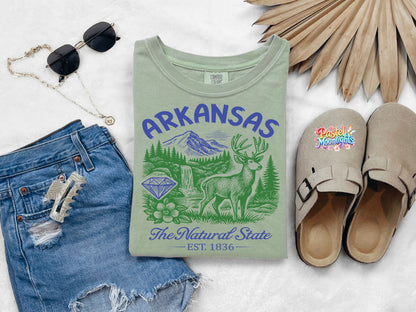 Arkansas The Natural State  DTF Print Ready to Press