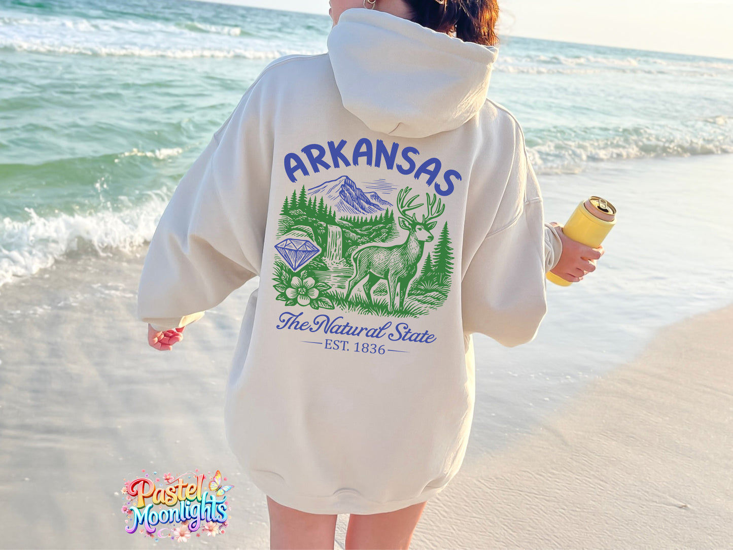 Arkansas The Natural State  DTF Print Ready to Press