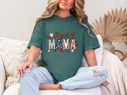 Baseball Mama DTF Print Ready to Press