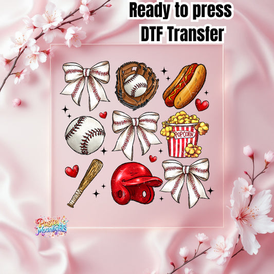 Baseball DTF Print Ready to Press