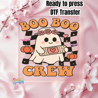 BOO BOO CREW DTF Print Ready to Press