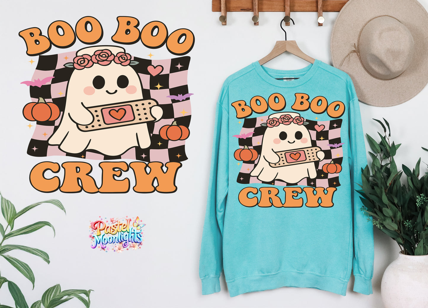 BOO BOO CREW DTF Print Ready to Press