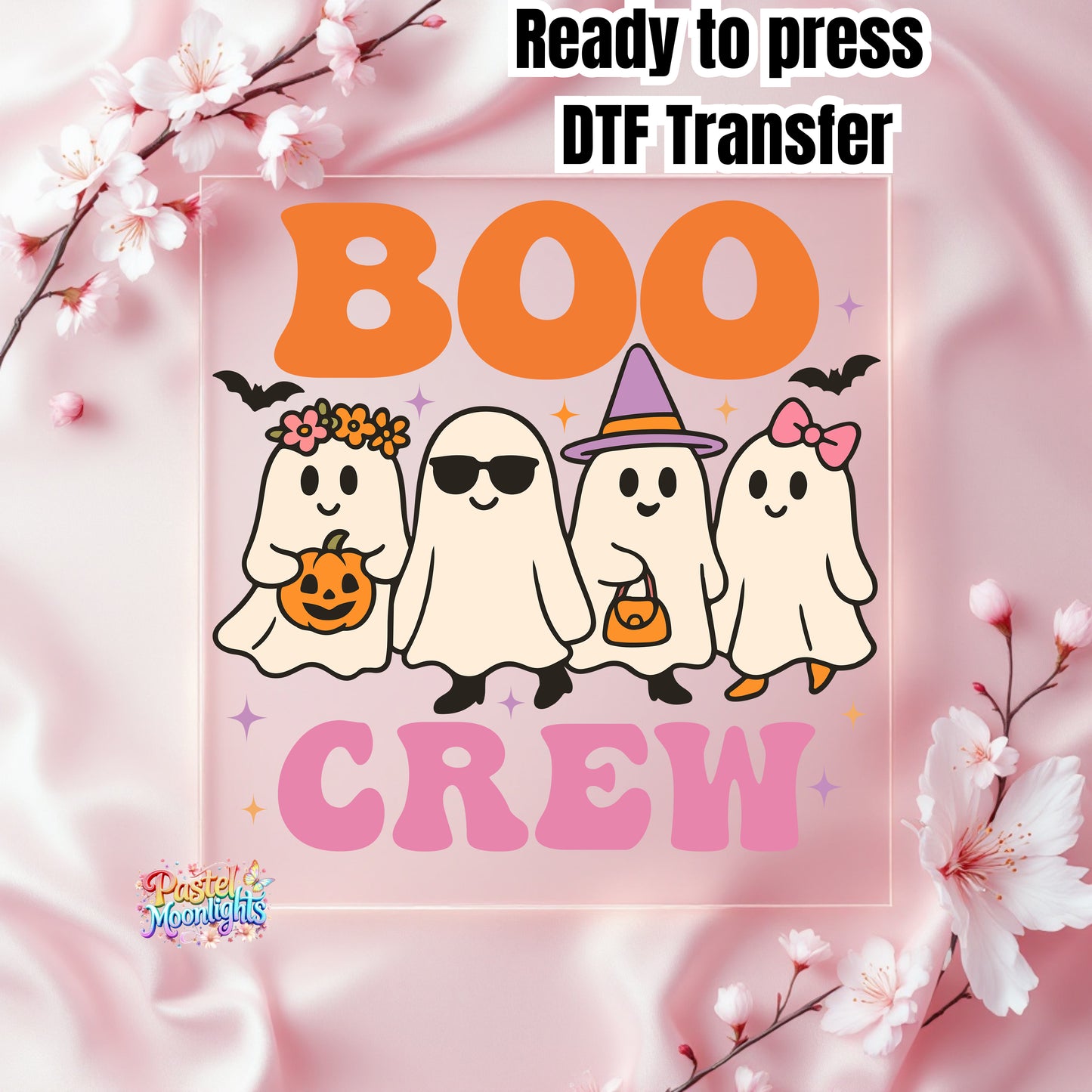 BOO Crew DTF Print Ready to Press