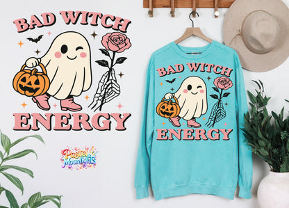 Bad Witch Energy DTF Print Ready to Press