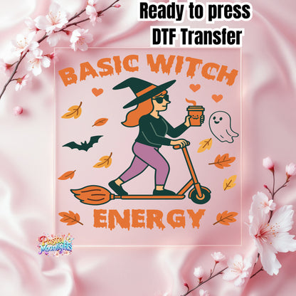 Basic witch Energy DTF Print Ready to Press