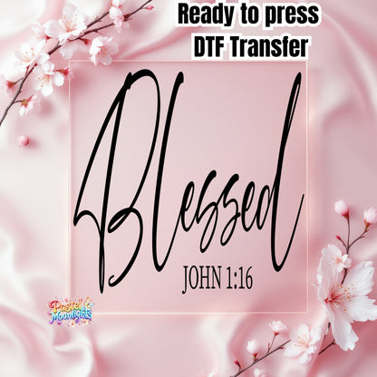 Blessed DTF Print Ready to Press