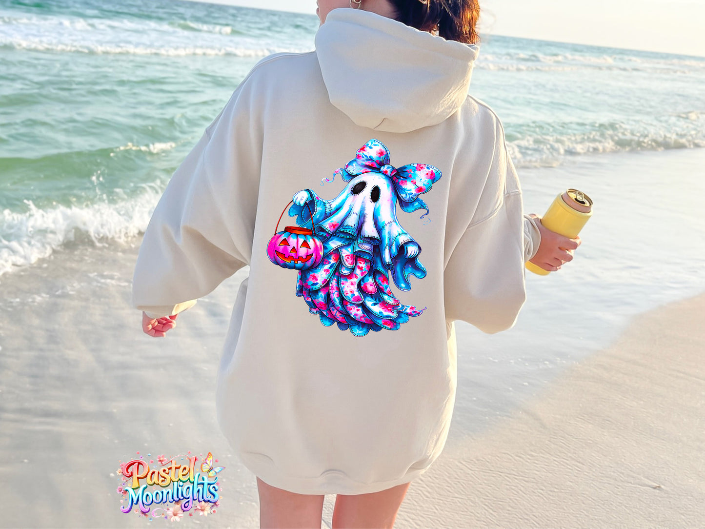 Blue Ghost Design 3 DTF Print Ready to Press