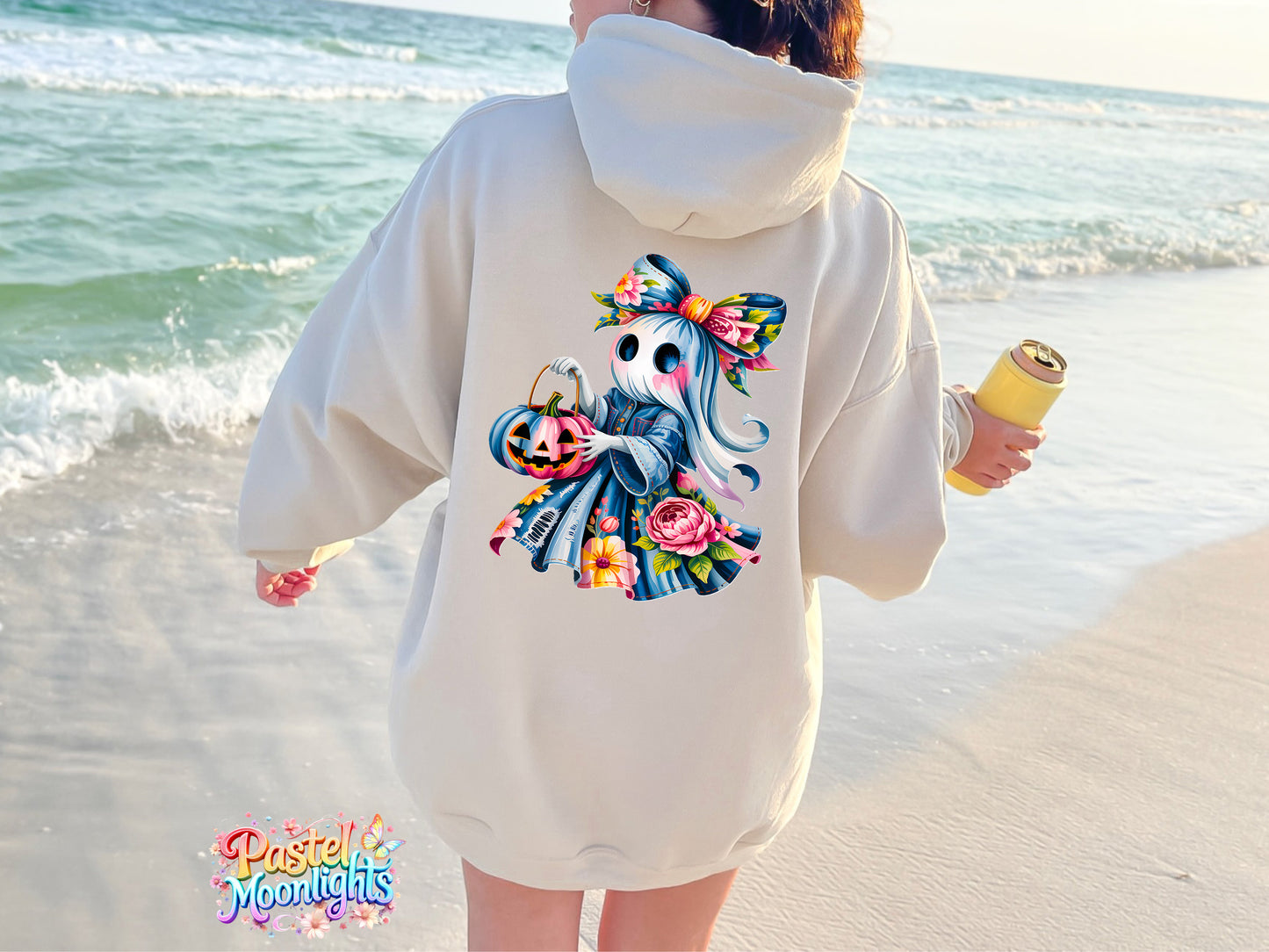 Blue Ghost Design 7 DTF Print Ready to Press