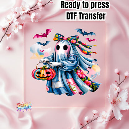 Blue Ghost Design 8 DTF Print Ready to Press